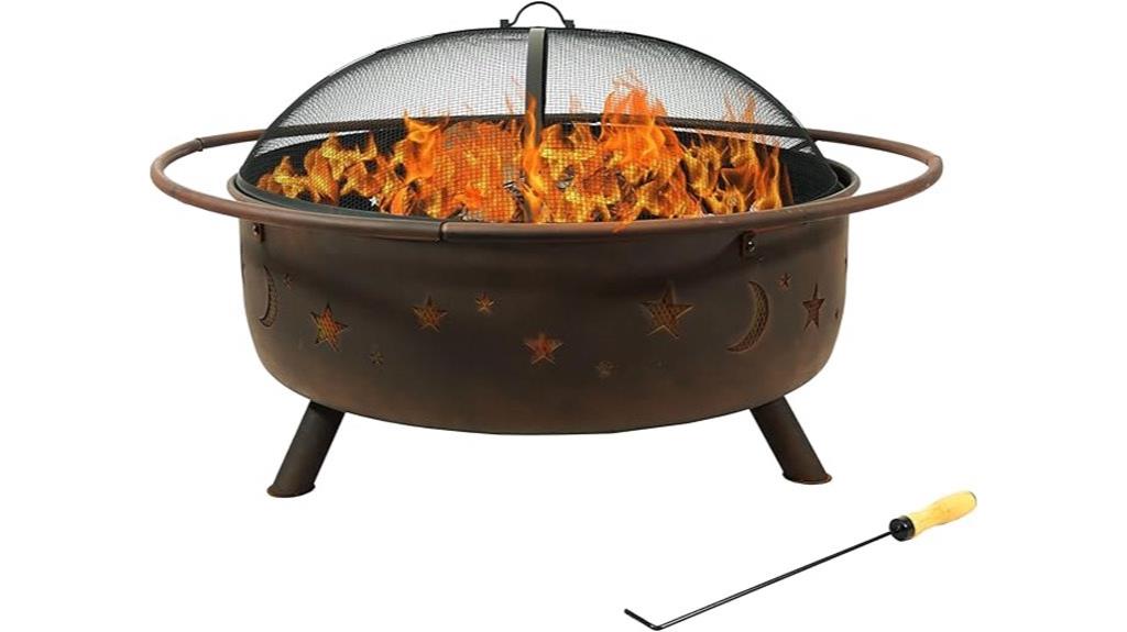 large outdoor fire pit