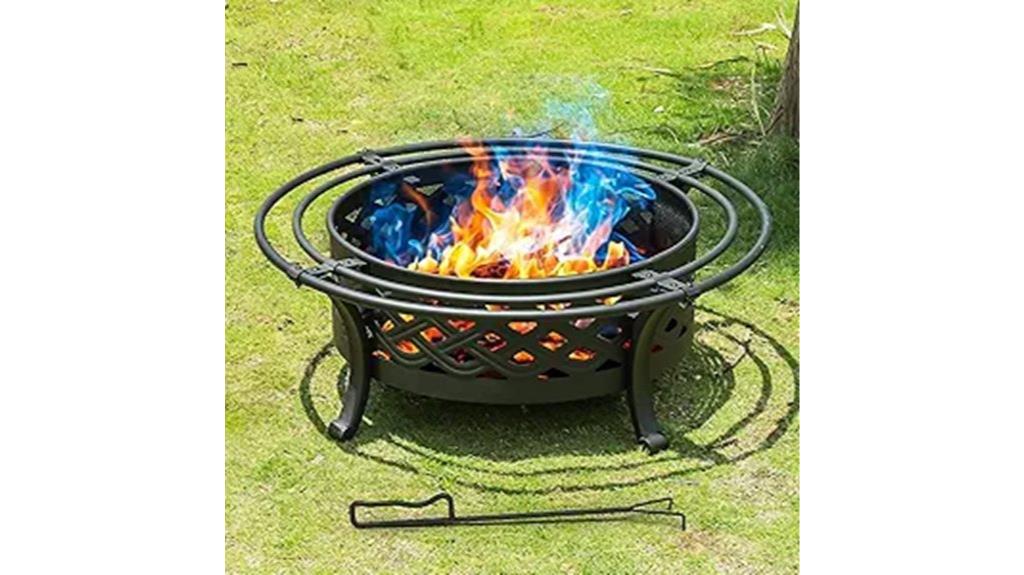 large outdoor fire pit