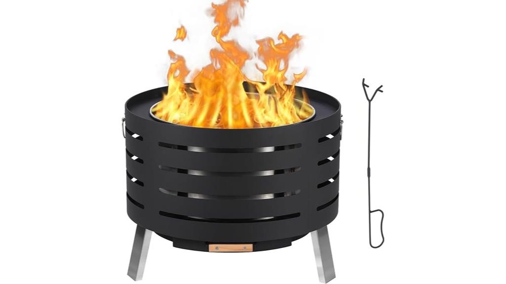 large smokeless firepit kit