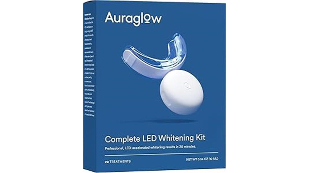 led teeth whitening kit