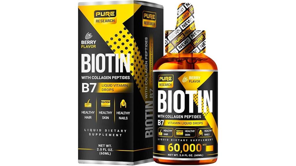 liquid biotin collagen drops