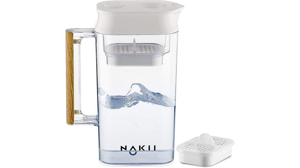 long lasting water purification pitcher