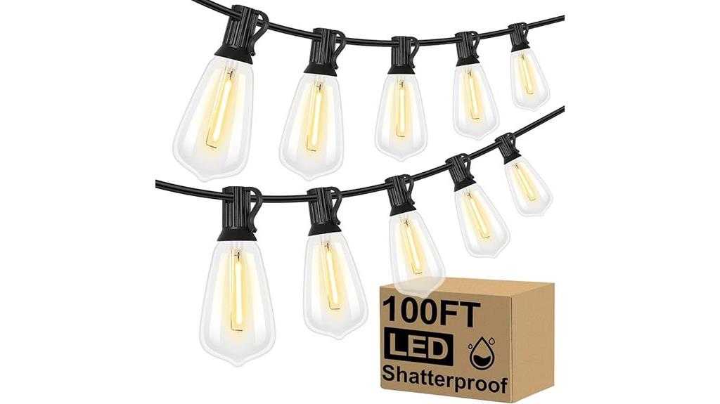 long waterproof dimmable string