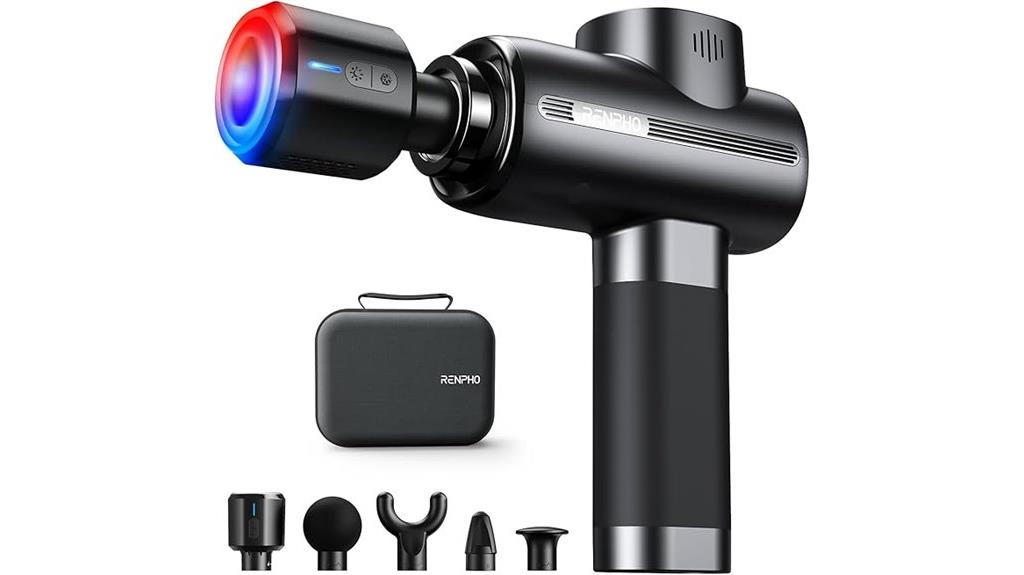 massage gun with heat