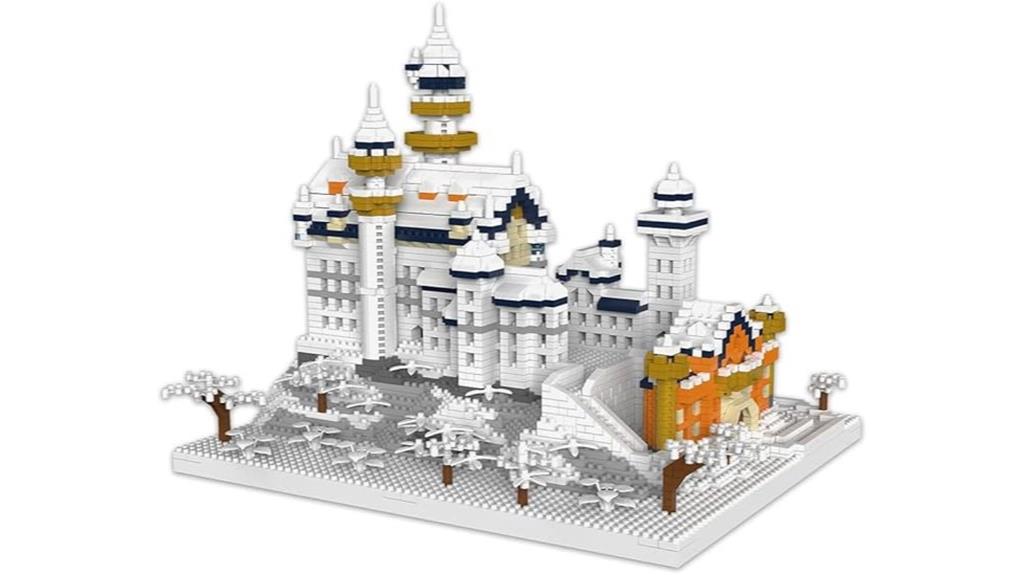 miniature swan castle set
