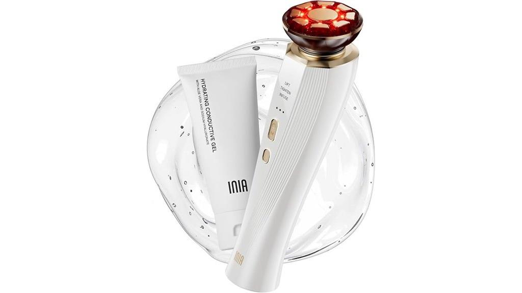 multi function red light facial massager