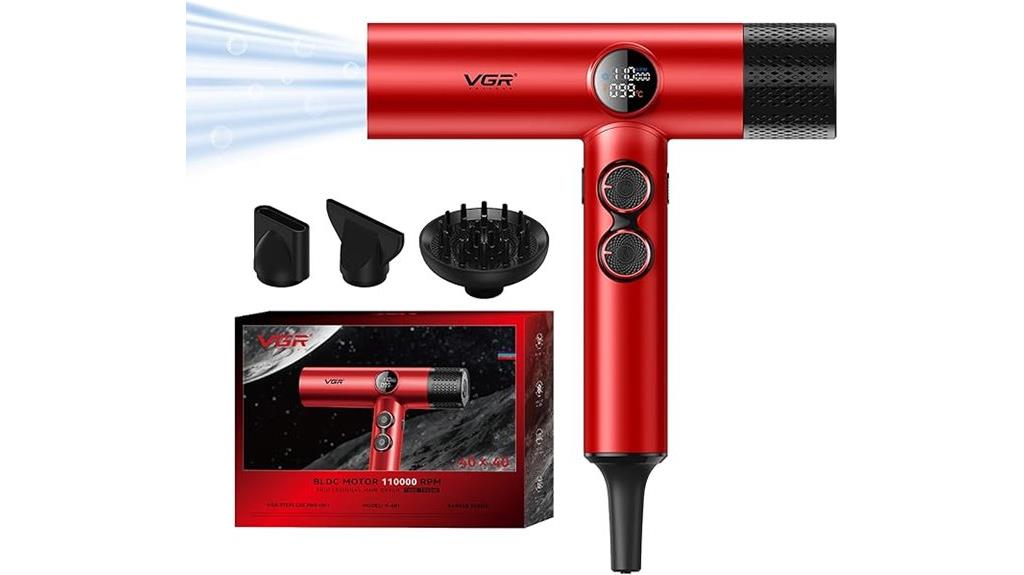 negative ionic hair dryer