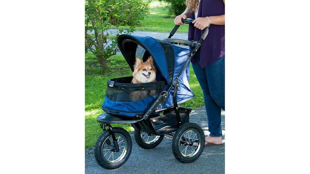 no zip jogging pet stroller