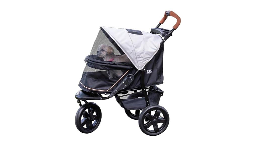 no zip pet stroller