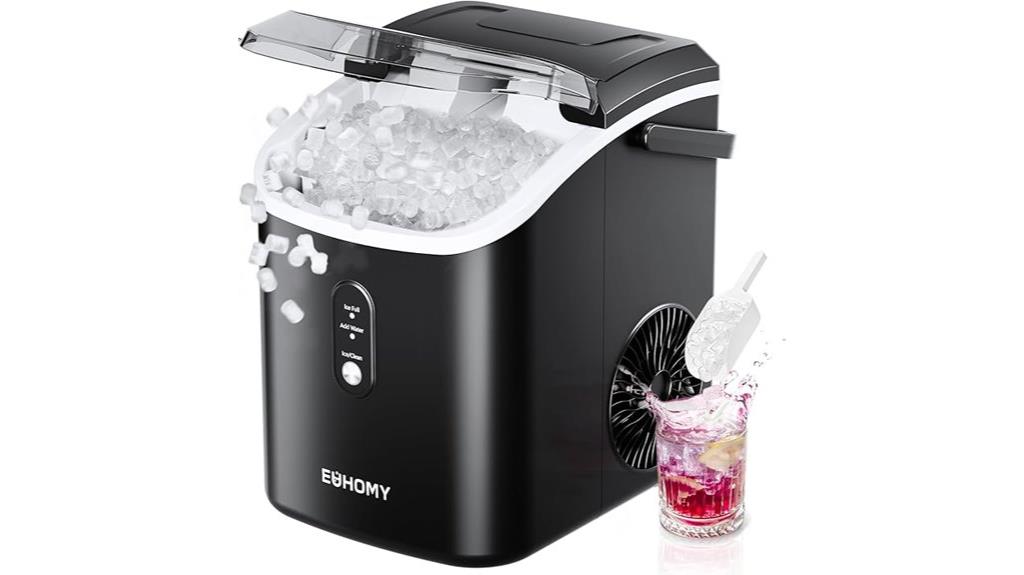 nugget ice maker with cover