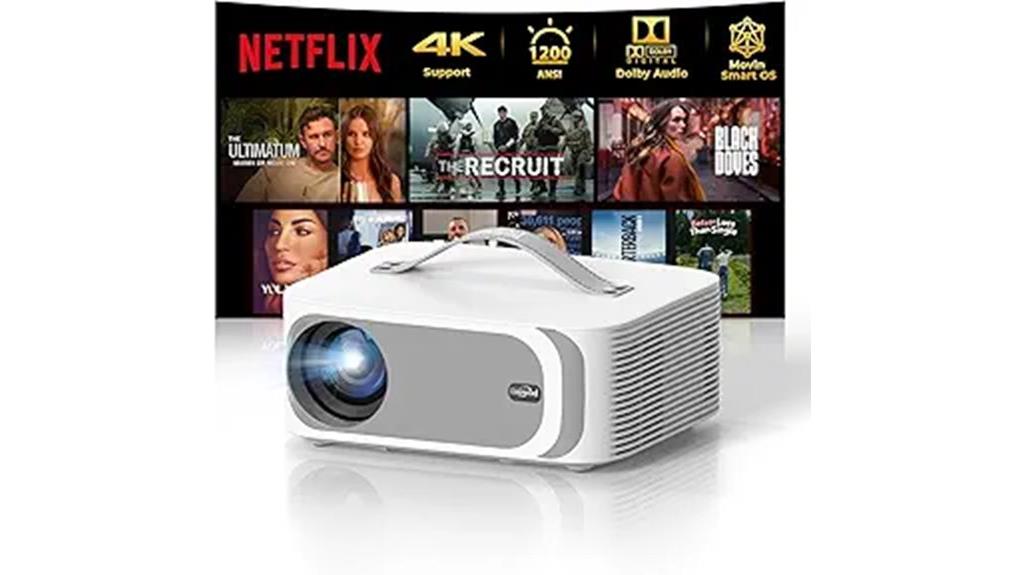 portable 4k wifi projector