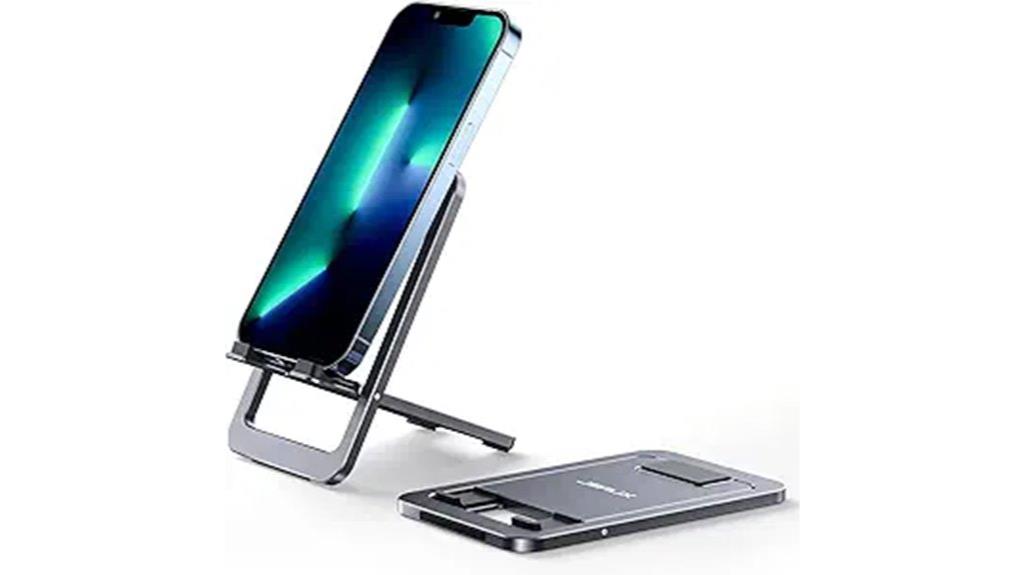 portable aluminum phone stand