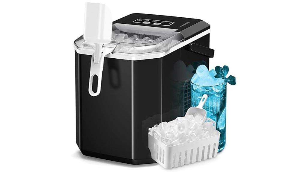 portable ice maker 26 5lbs 24h