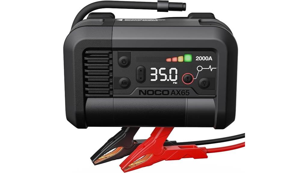 portable jump starter with air compressor