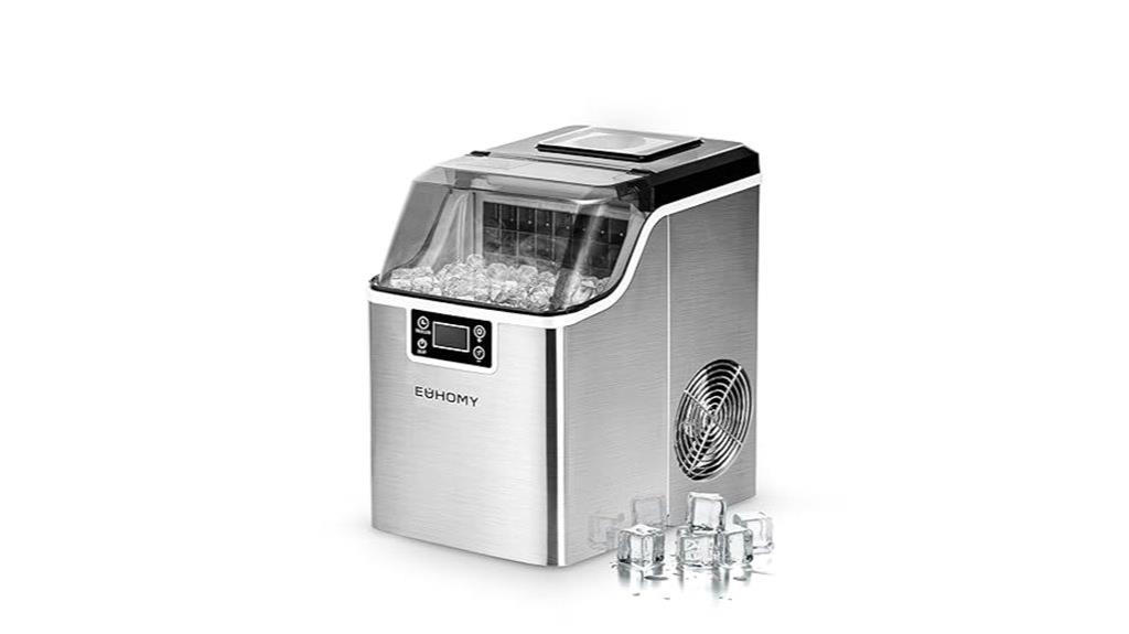 portable self cleaning ice maker