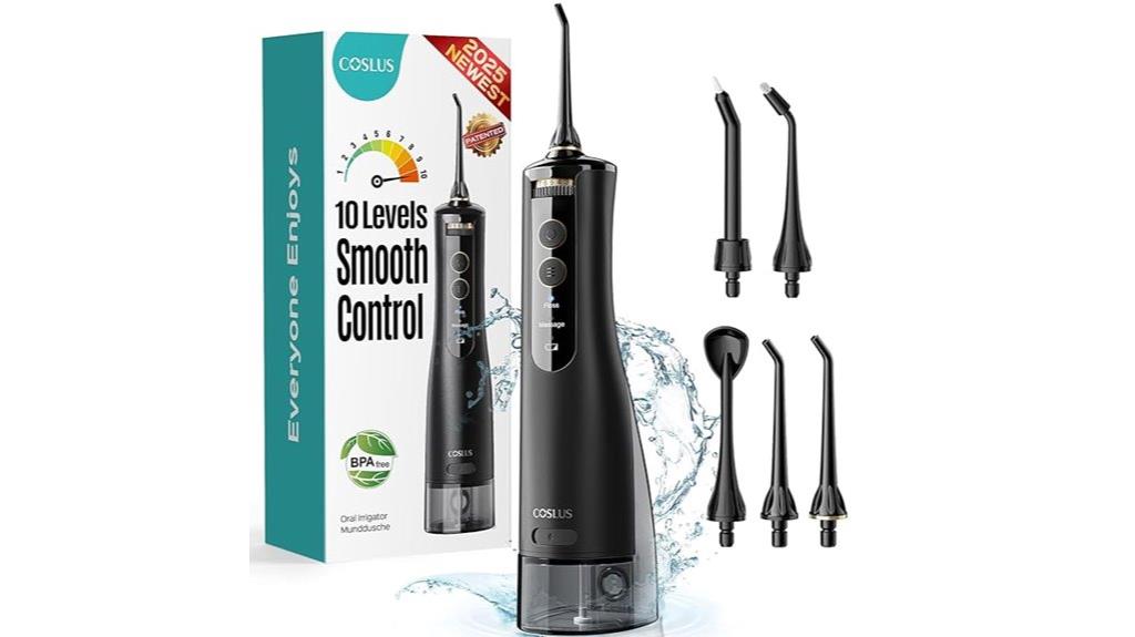 portable teeth cleaning device