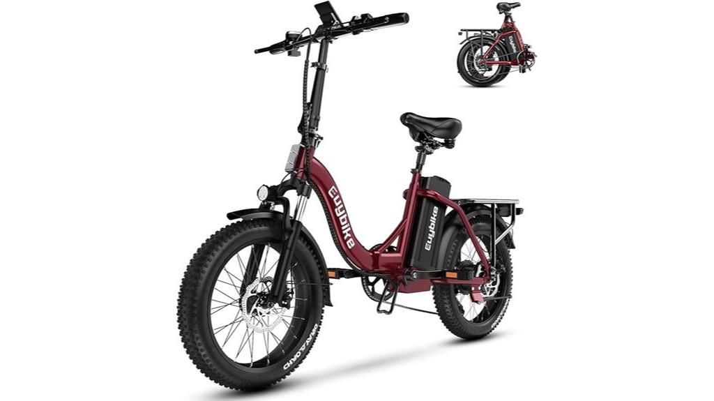 powerful foldable e bike