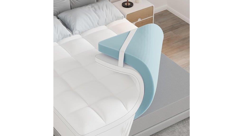 queen sized dual layer foam