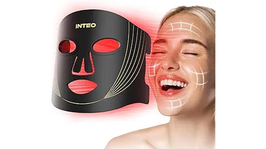 red light face mask