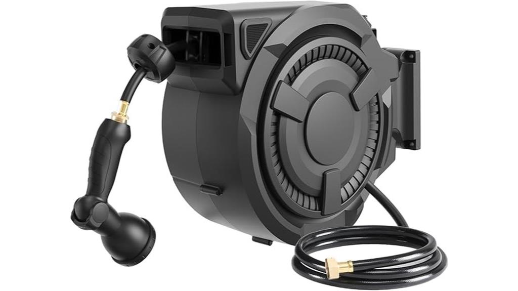 retractable hose reel