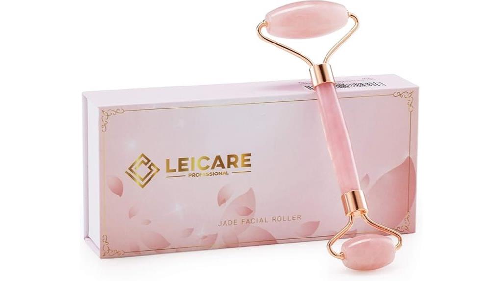 rose quartz facial roller