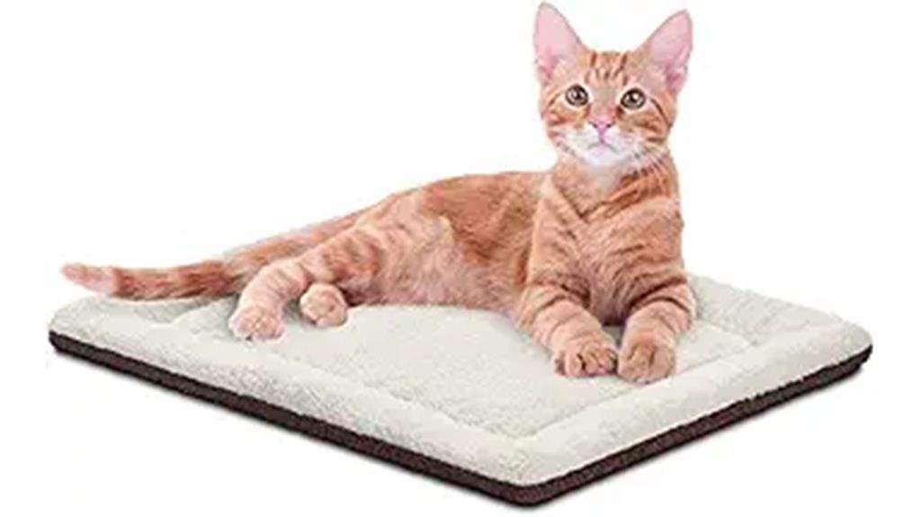 self warming cat bed pad