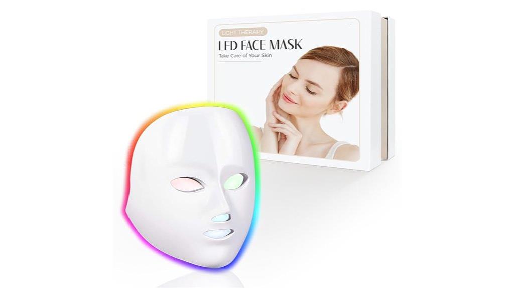 seven color led facial mask