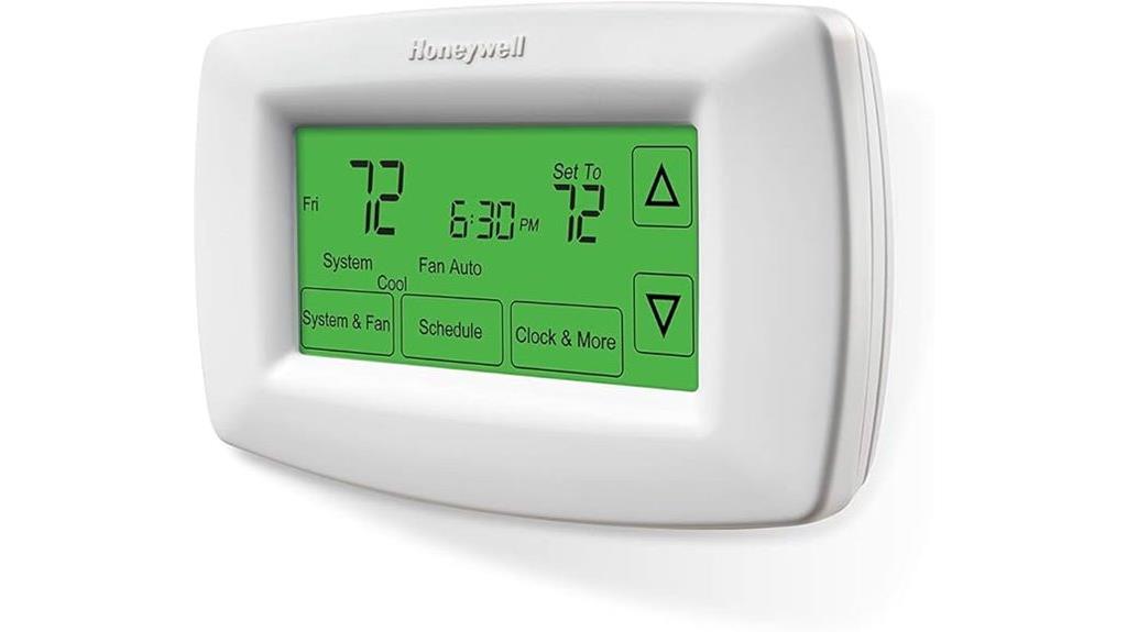 seven day touchscreen thermostat