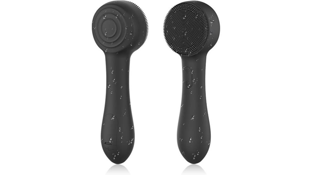 silicone black facial brush
