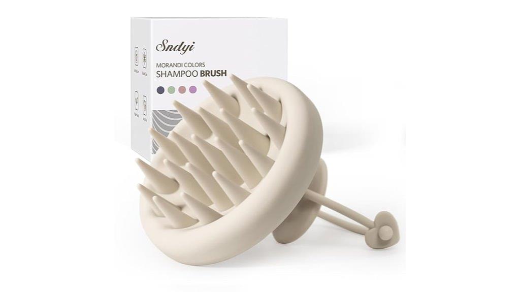 silicone shampoo scalp massager