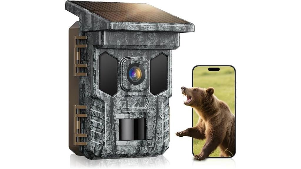 solar powered wifi trail camera