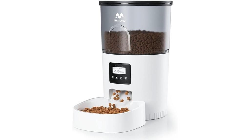 timed programmable cat feeder