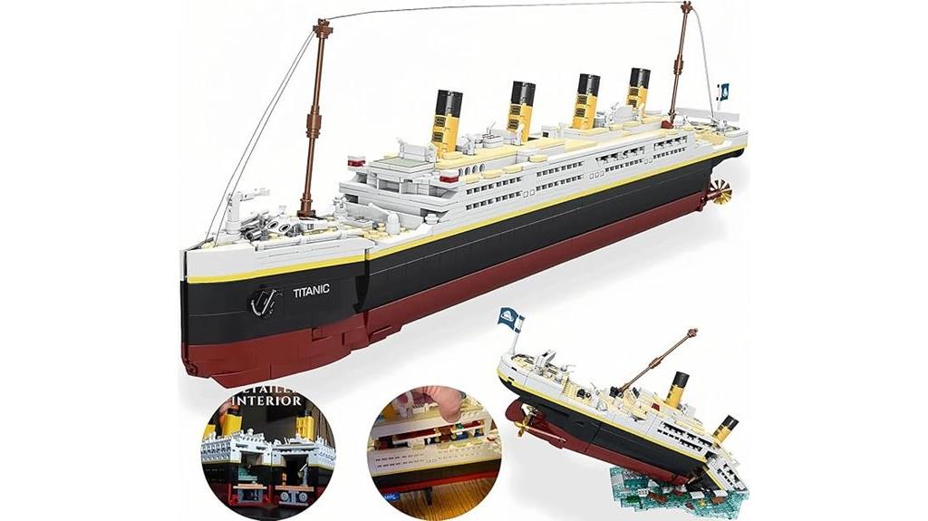 titanic ship building blocks