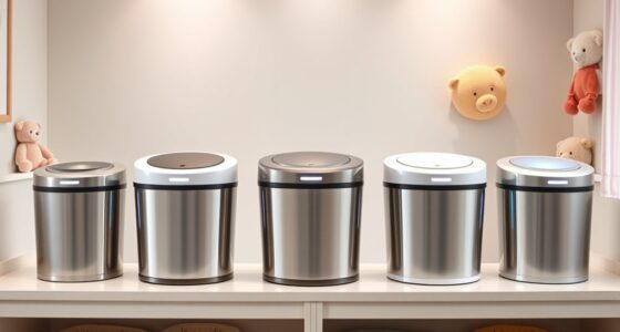 top odor control diaper pails