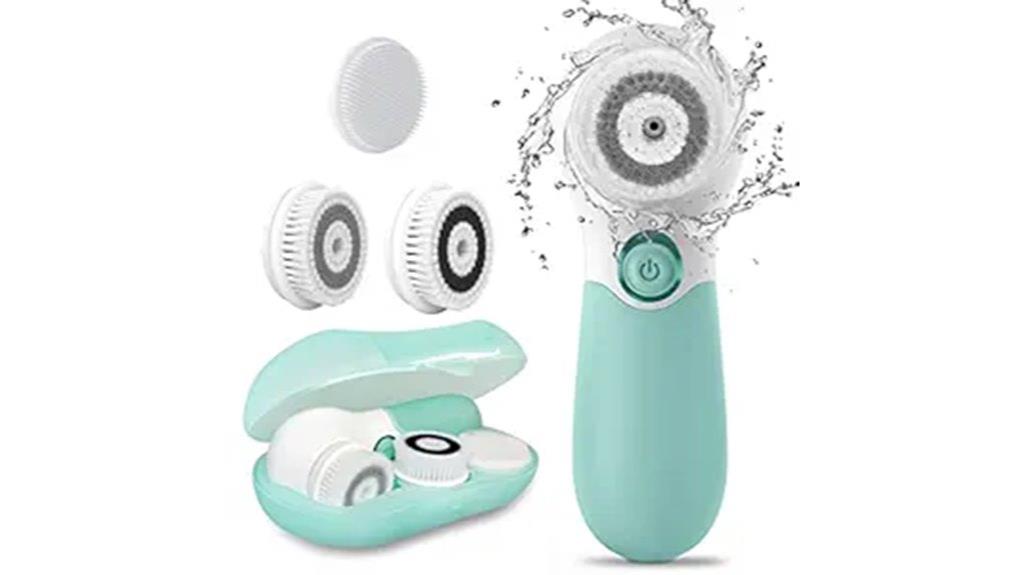 triple head facial cleansing device