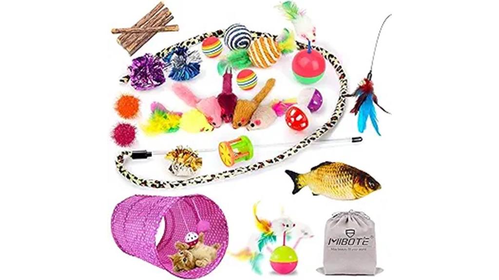 twenty eight cat toy set