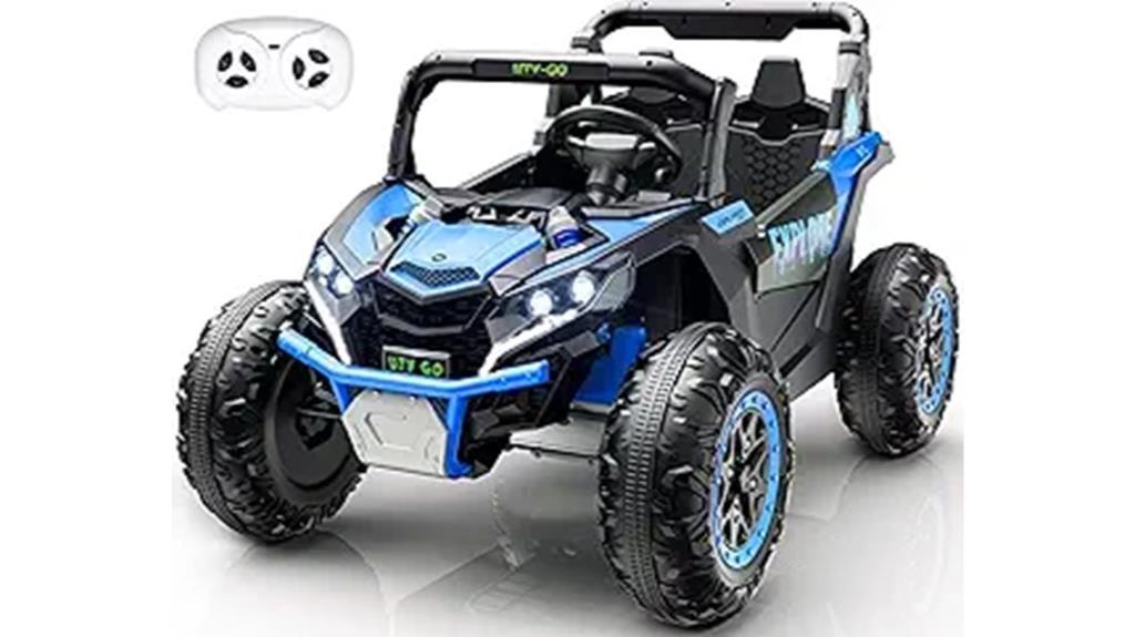 two seater kids electric car