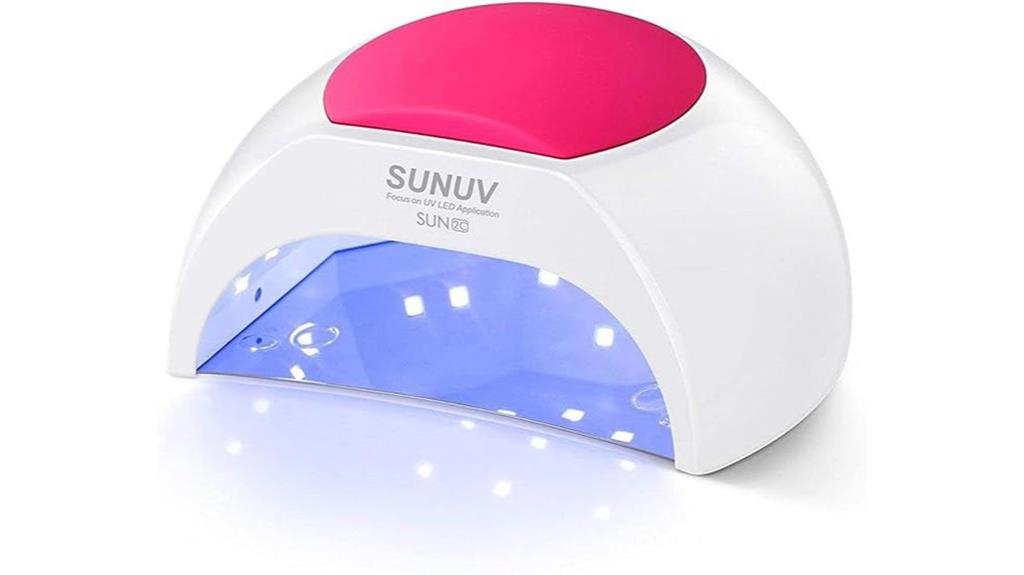 uv nail lamp with multiple timers