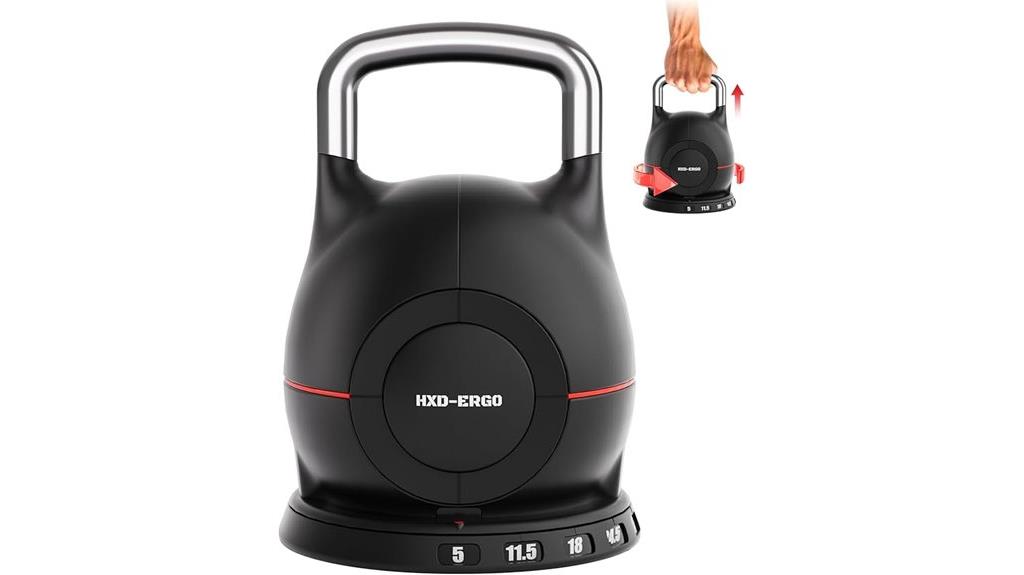 versatile adjustable kettlebell