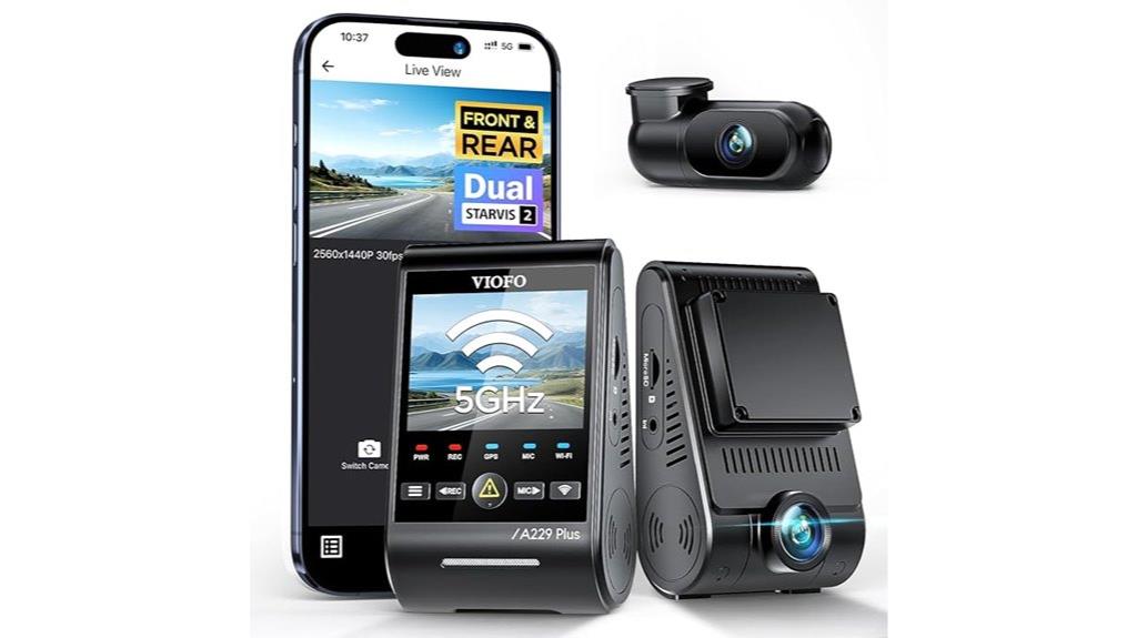 viofo a229 plus dash cam