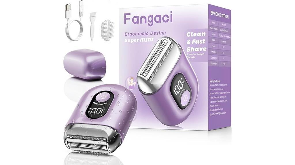 wireless women s shaver with led