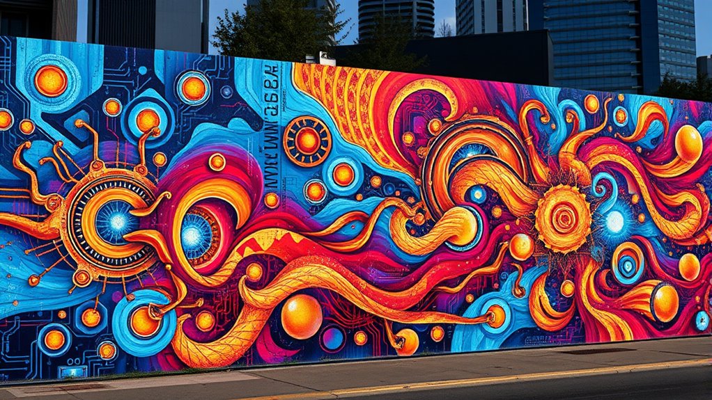 ai collaborates on murals