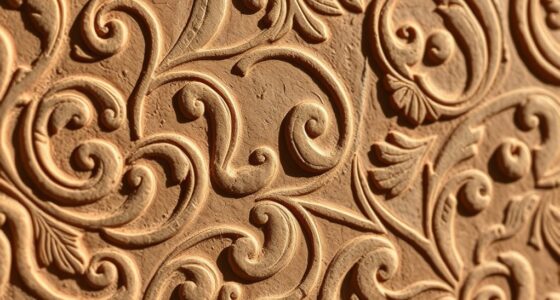 ancient sgraffito and engraving