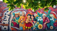 community murals tell local stories