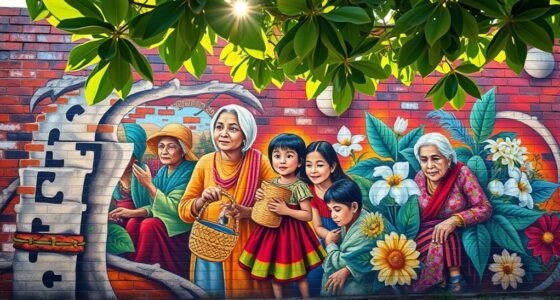 community murals tell local stories