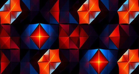 contemporary digital geometric art