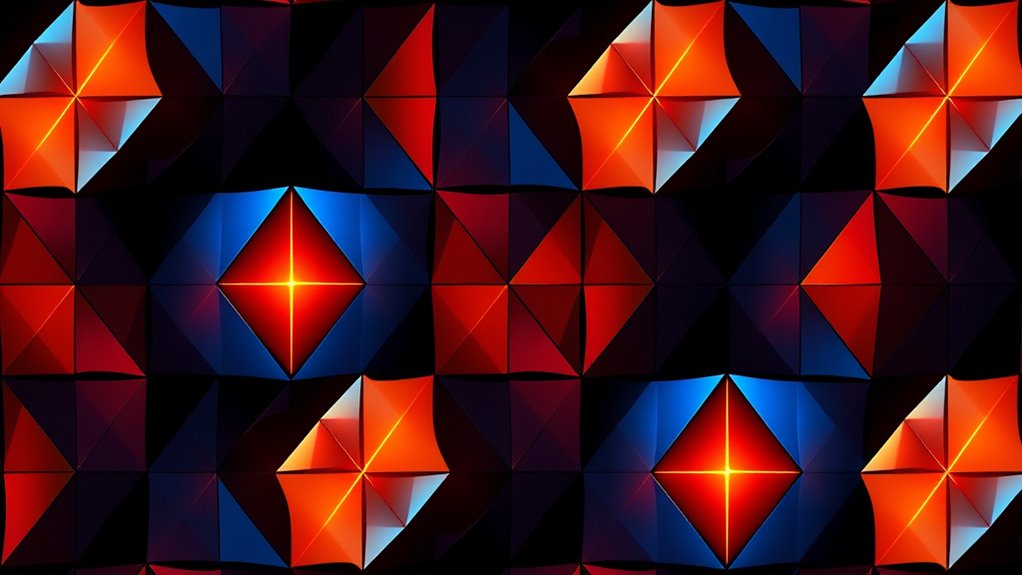 contemporary digital geometric art