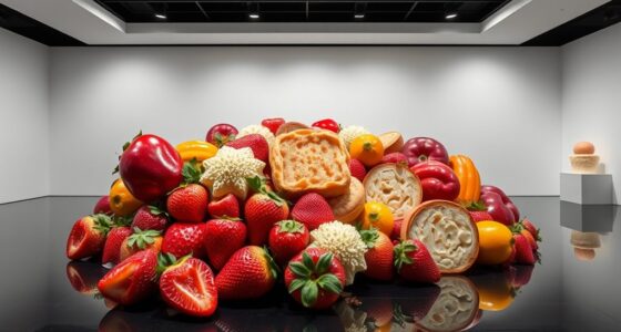culinary art installations