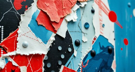 digital and physical collage