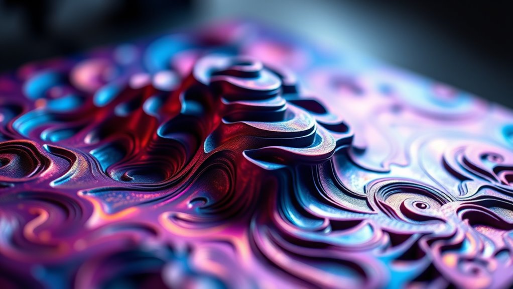 digital sculpture and material experimentation